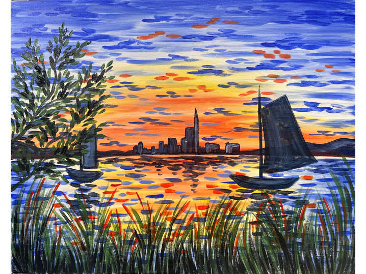 Monet's Sunset Seine - Houston