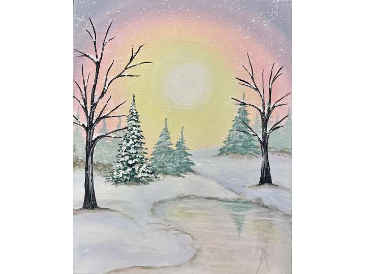 Snowfall at Sunrise - Cincinnati