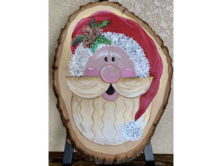 Woodland Santa Live Edge Round - Phoenix