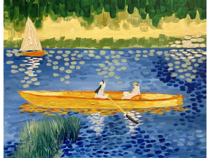 Renoir's Ladies on the Siene - Woodridge
