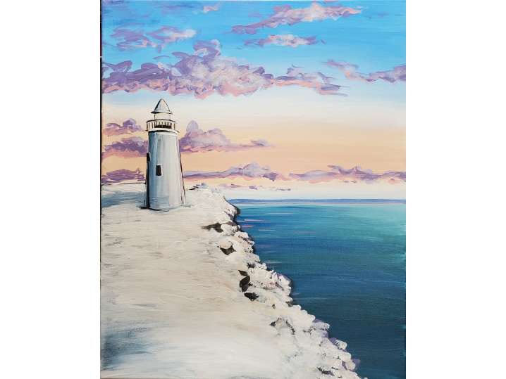 Snowy Lighthouse - Appleton