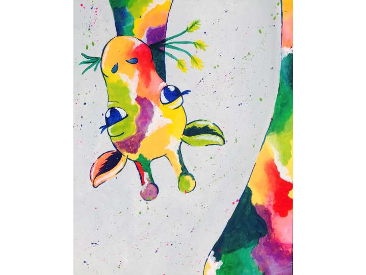 Giraffing Me Crazy - 16x20 - Norman