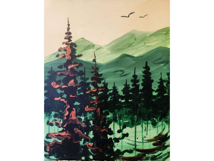Watercolor Pines - Phoenix