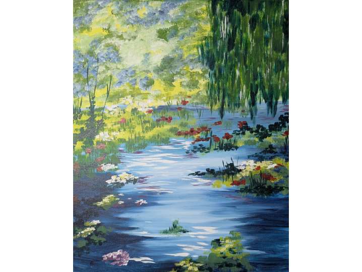 Monet Inspired Weeping Willow - Boston