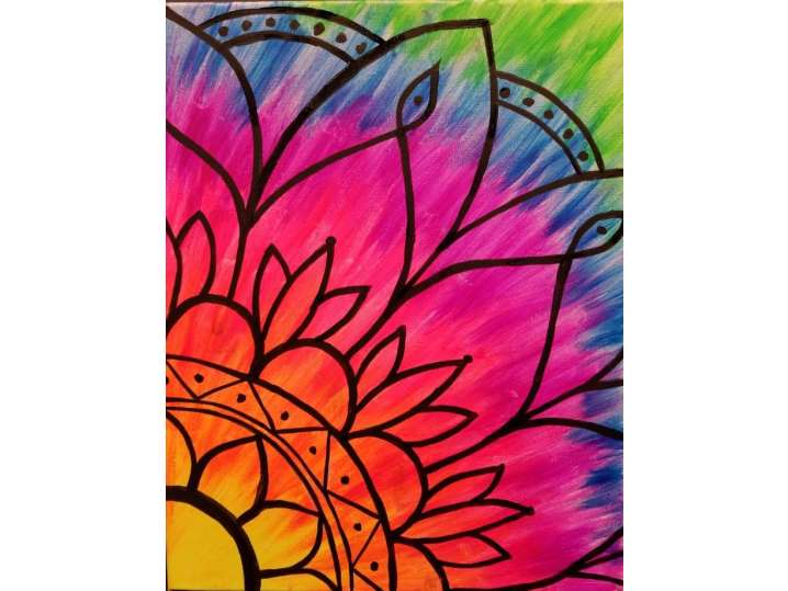 Fluorescent Mandala - Nutley