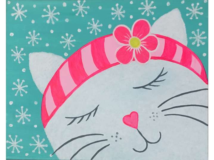 Hello Snow Kitty - Brick