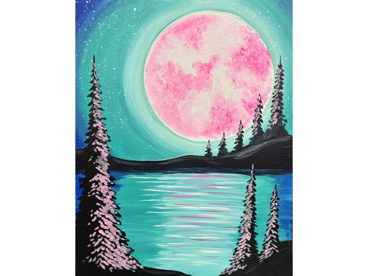 Pink Moon Serenity - Tyler