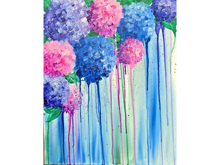 Dripping Hydrangeas  - Rancho Santa Margarita
