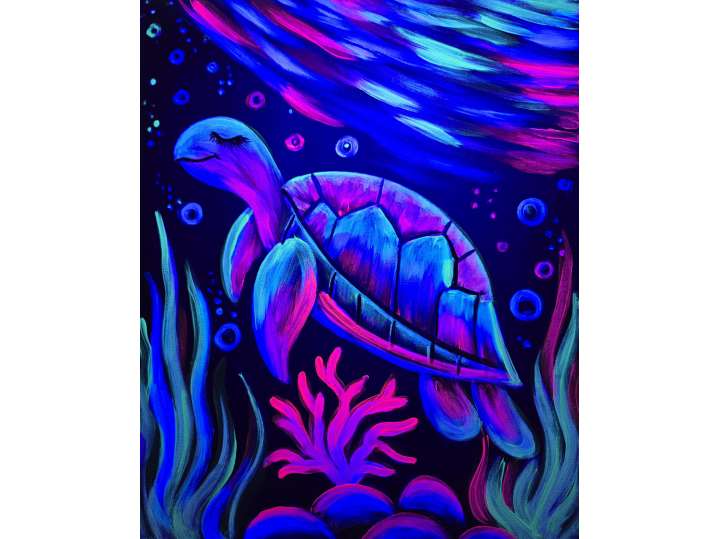 Glow With the Flow Blacklight - Norfolk