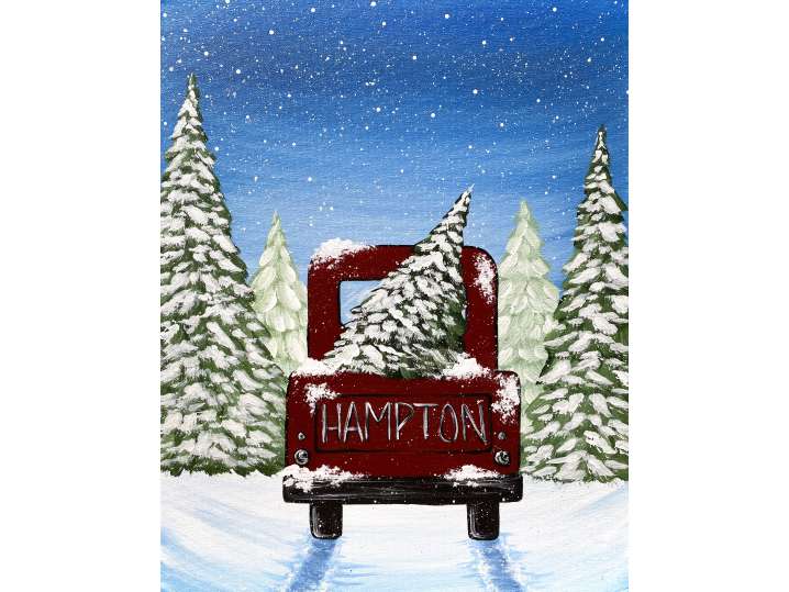 Holiday Winter Truck - Danville