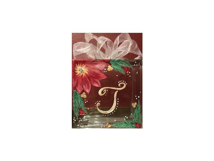 Monogrammed Poinsettia  - Phoenix