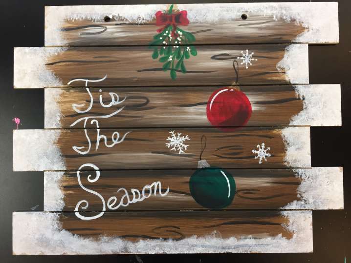 Wooden Pallet - Tis the Season - Phoenix