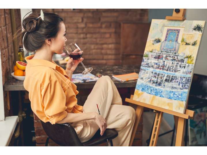 Paint-and-Sip Your Way to Relaxation