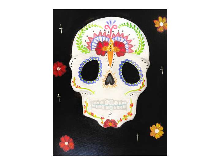 Vibrant Sugar Skull