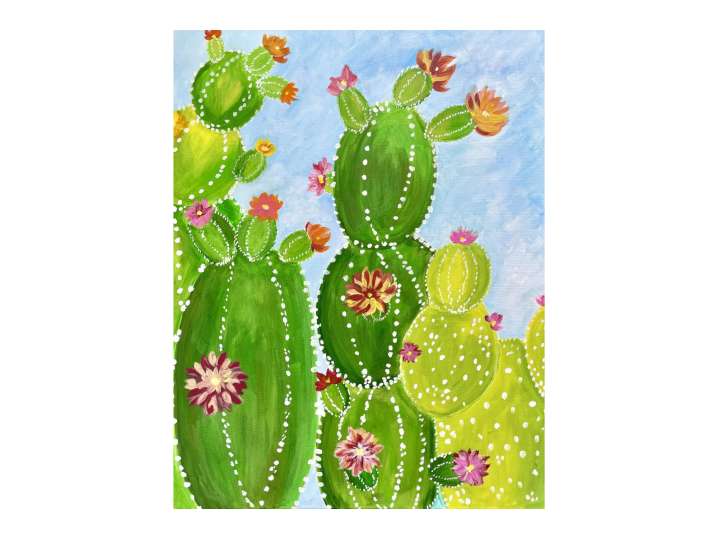 Cute Cactus in Bloom