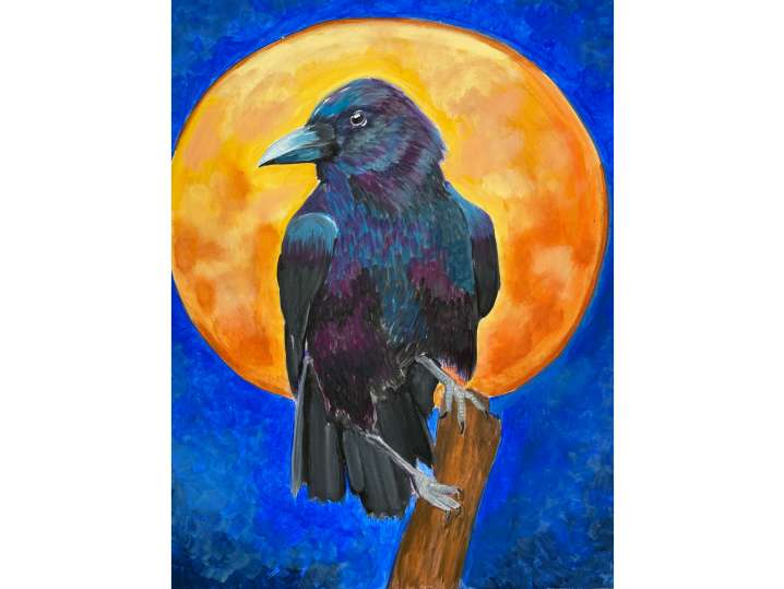 Full Moon Raven