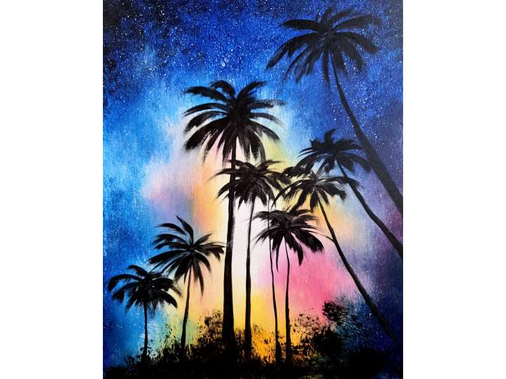 Twilight Palms