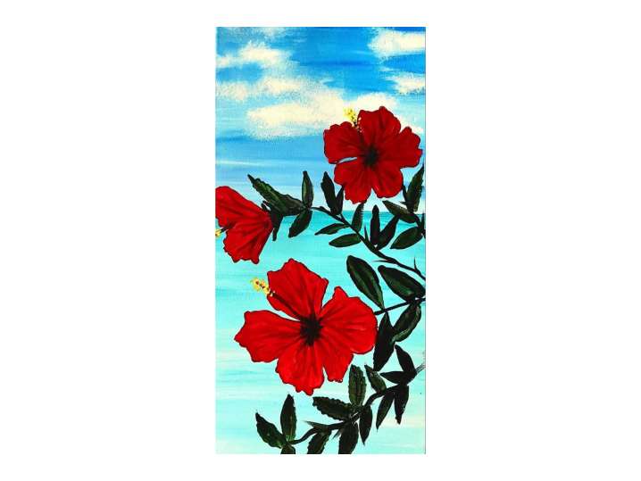 Vivid Hawaiian Hibiscus