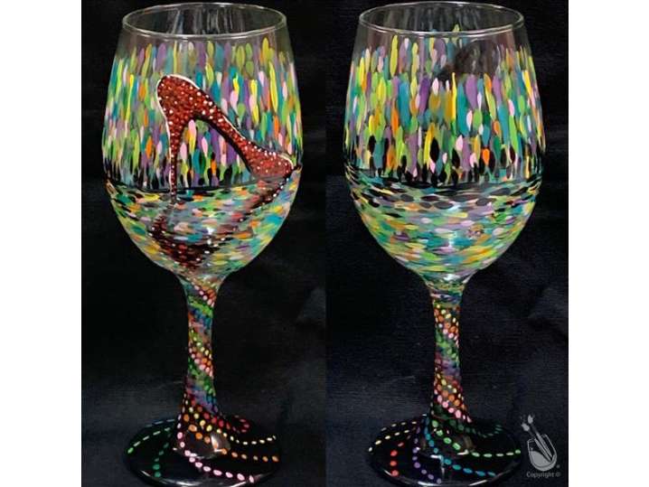 Stylized Wine Glasses