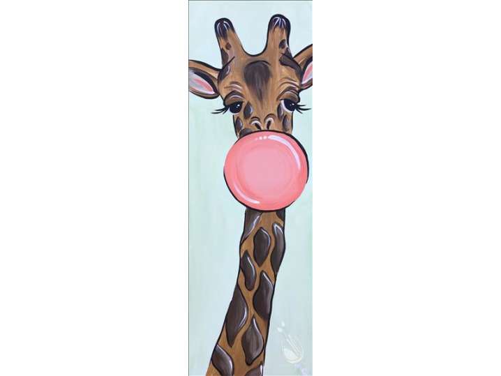 Bubble-Blowing Giraffe