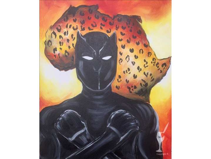 Black Panther Painting