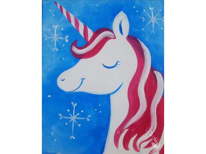 Candy Cane Unicorn Fun