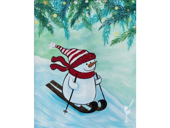 Snowman on the Slopes
