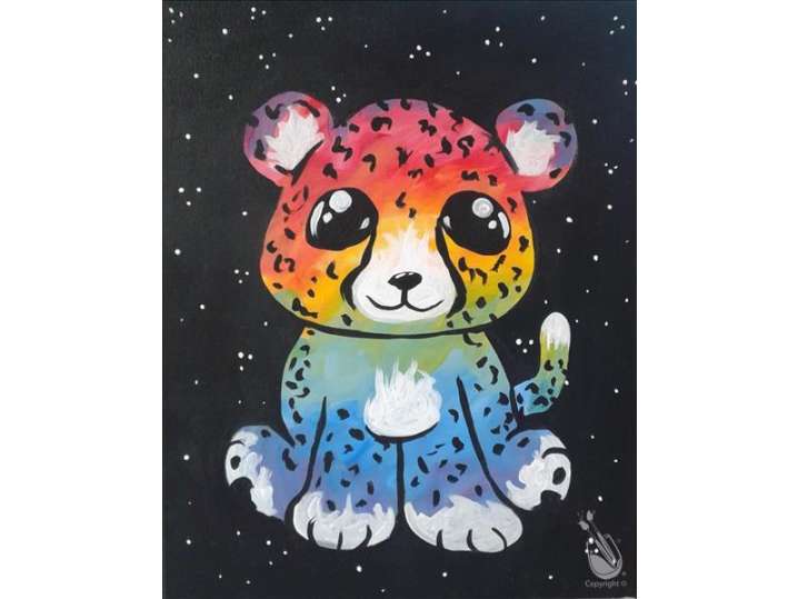 Cute and Colorful Cheetah