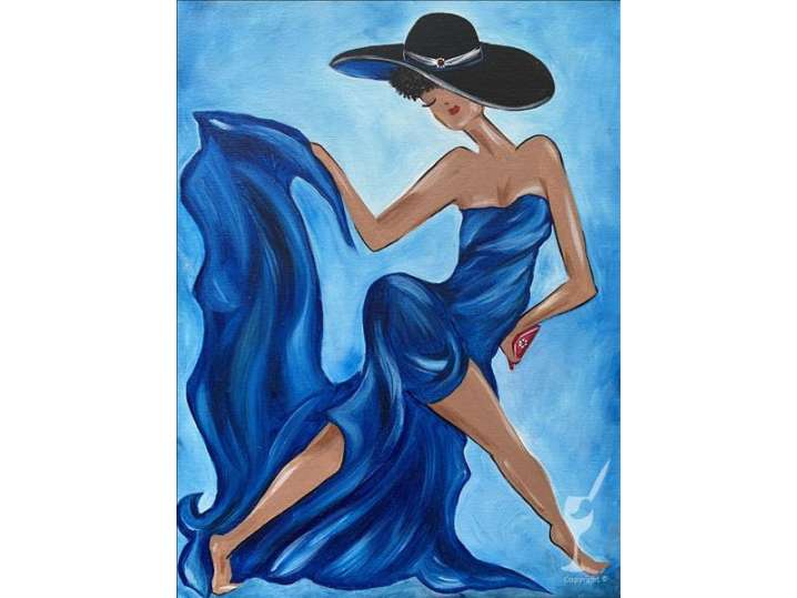 Iconic Blue Dress