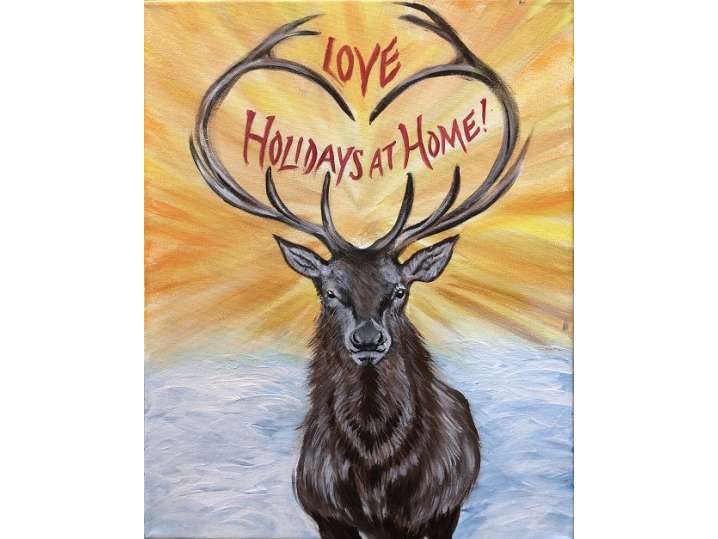 Handsome Holiday Reindeer