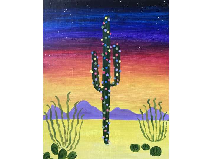 Festive Saguaro Cactus