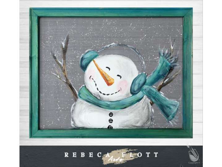 Jolly Snowman Excited for Snow