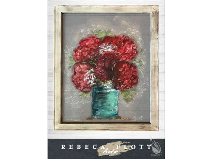 Paint and Sip - Beautiful Bountiful Bouquet - Houston | Classpop!