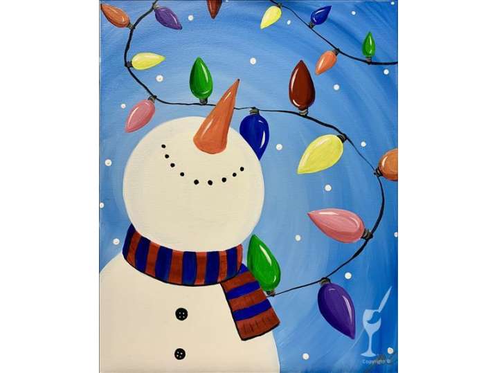 Smiling Snowy Friend