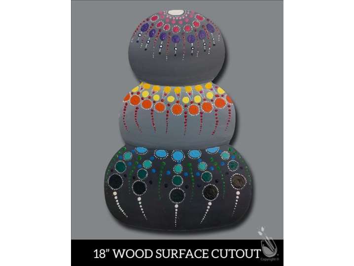 Paint and Sip Mandala Stones and Scented CandleMaking Houston