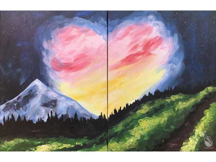 A Heart in the Night Sky