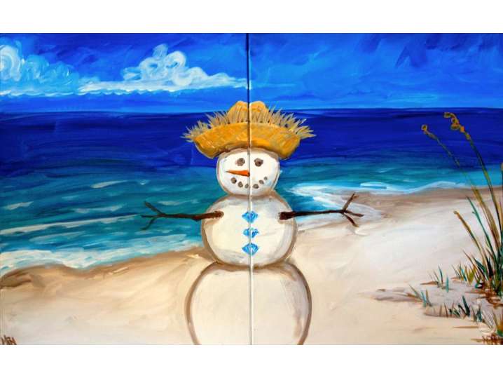 Seaside Snowman Set