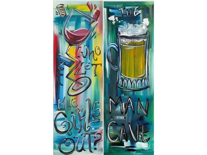Couple's Night Out Canvas Set