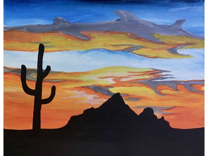 Cactus Sunset