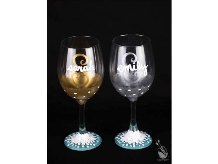 Shimmering Stemware