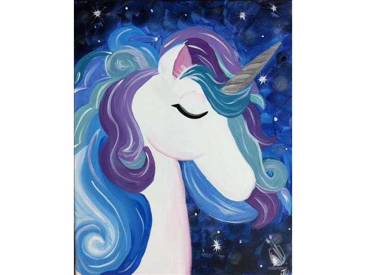 Celestial Unicorn Portrait