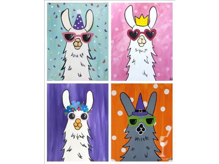 Silly Llama Portraits