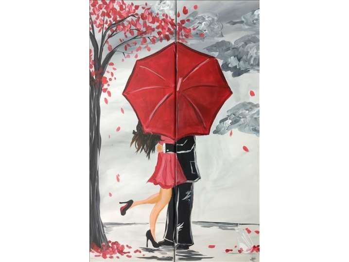 Paint and Sip - Umbrella Love - Houston | Classpop!