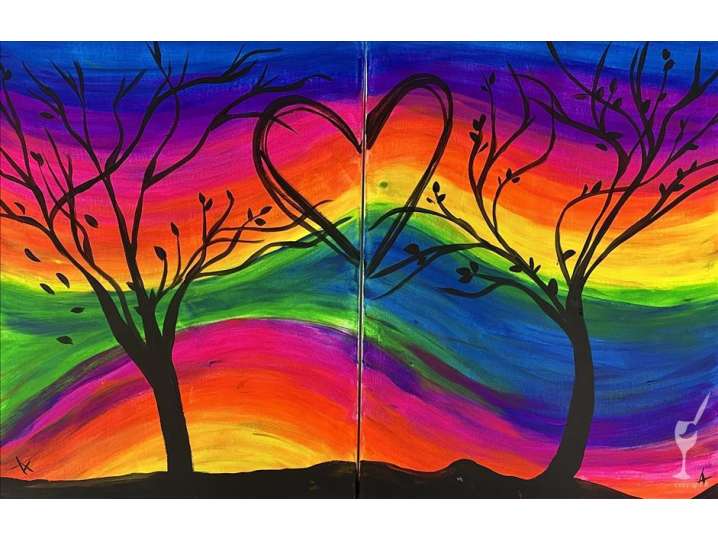 Paint and Sip - A Radiant Tree Love - Set BOTH SEATS $70 - Houston ...