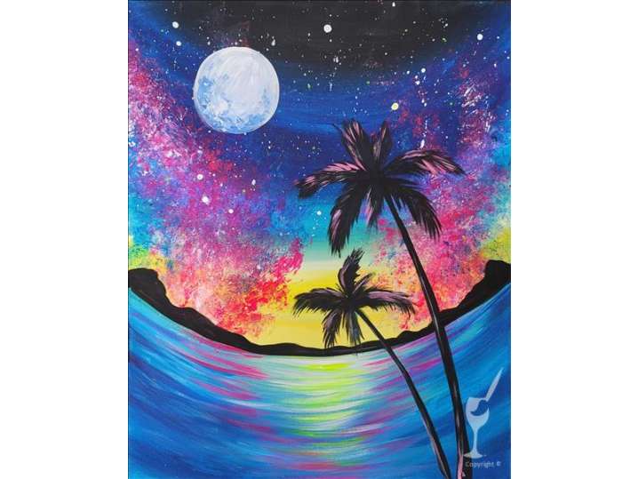Paint and Sip - Galactic Ocean - Houston | Classpop!