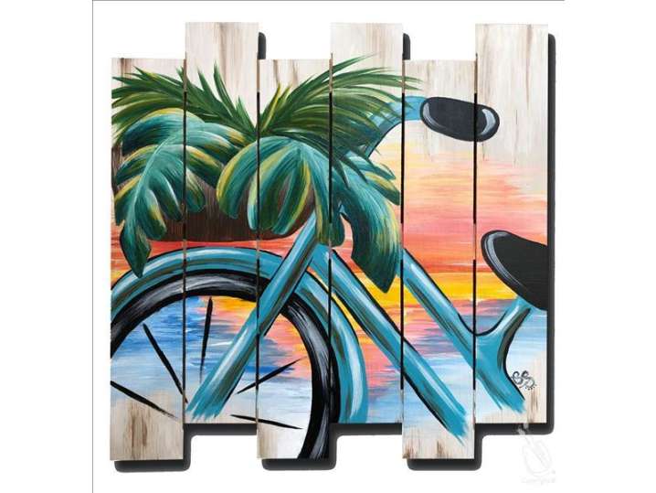 Paint and Sip - Beachy Vibes and Bike Rides - Houston | Classpop!