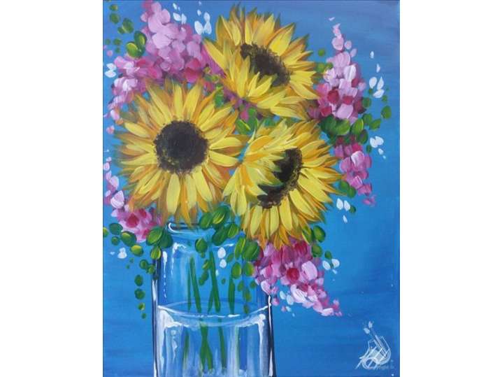Paint and Sip - Sweet Sunflowers - Houston | Classpop!