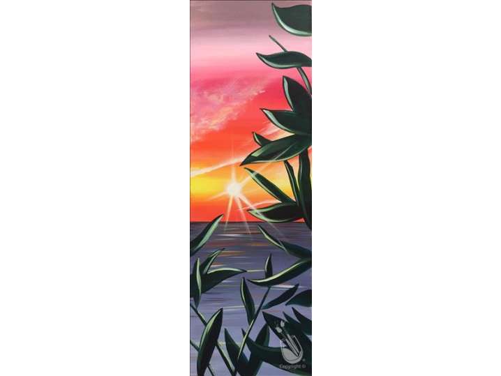Paint and Sip - Sunset in the Tropics - Houston | Classpop!