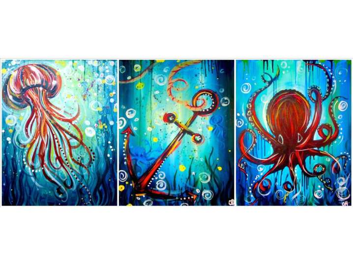 Paint and Sip - Below the Sea - Houston | Classpop!
