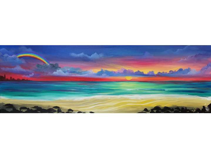 Paint and Sip - Live in a Rainbow of Colors - Houston | Classpop!